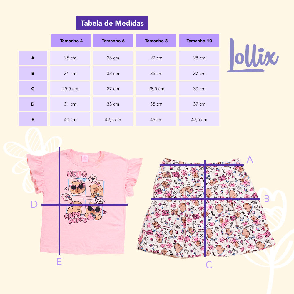 Conjunto Hello Capi