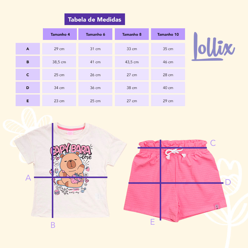 Conjunto Capy Bara