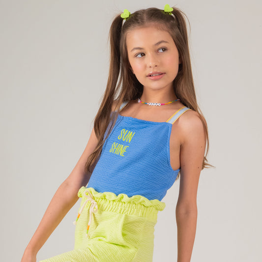 Cropped Amalfi - Lollix AZUL