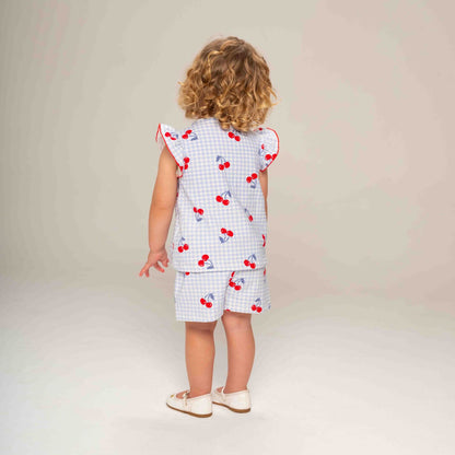 Conjunto Cereja Xadrez