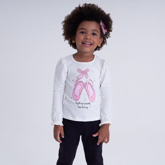 Blusa Manga Longa Sapatilha