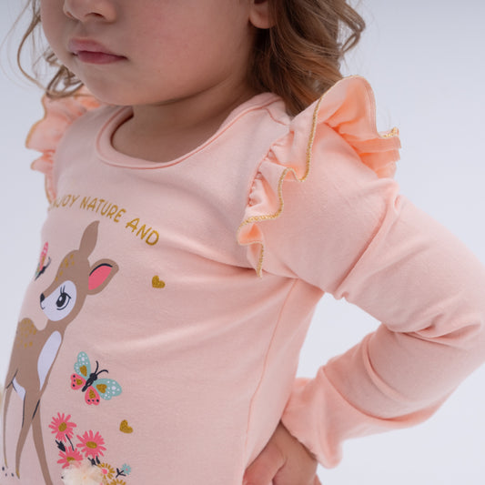 T-shirt Manga Longa Bambi